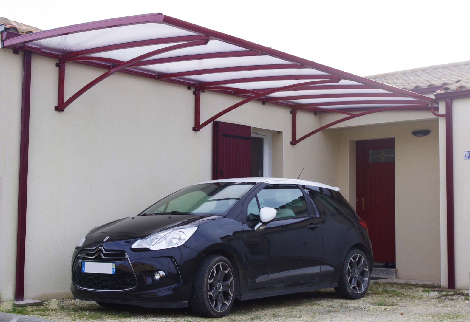 Le polycarbonate auvent Le polycarbonate auvent