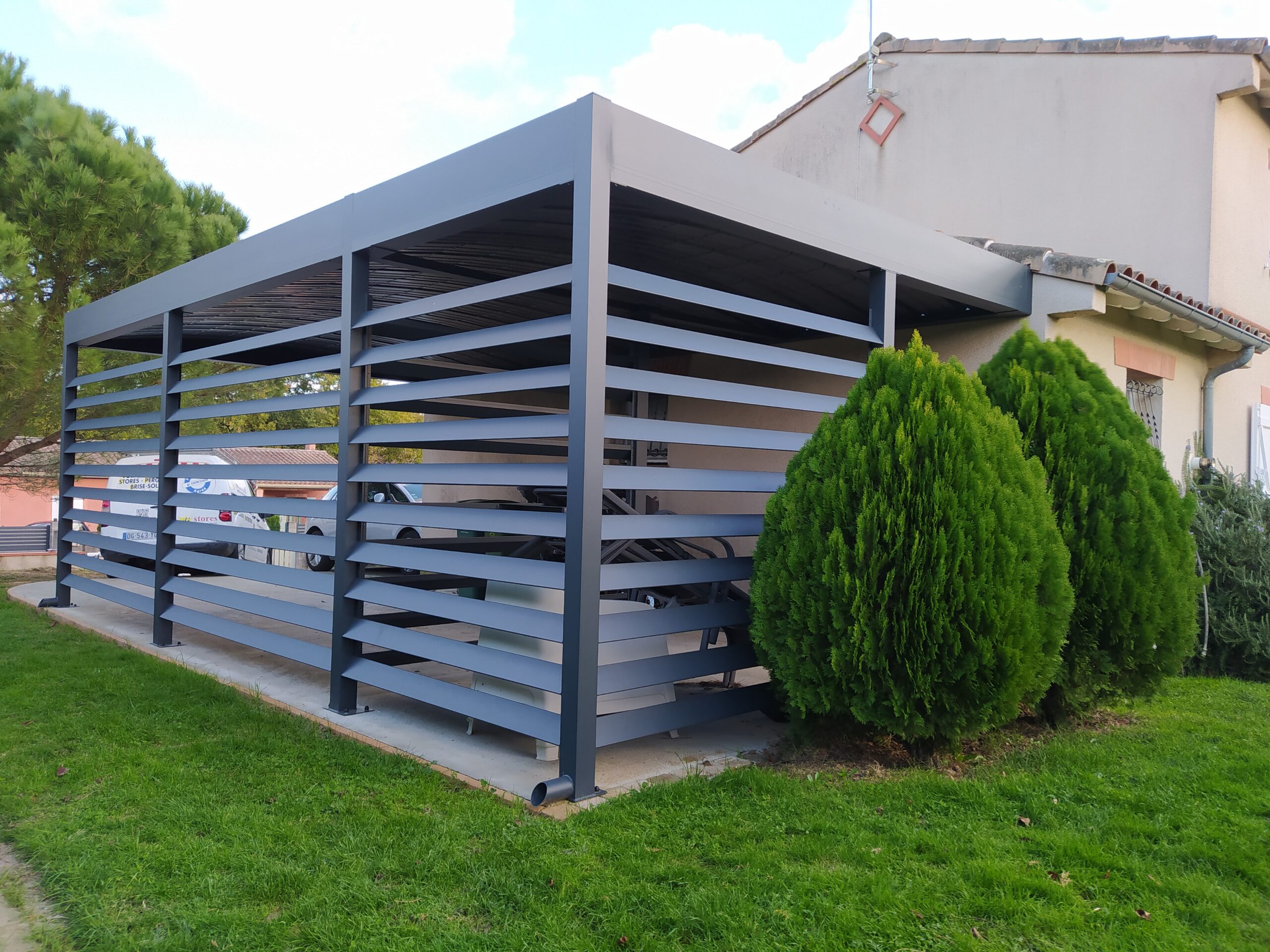 Carport-Aluminium-sur-mesure-aluminium